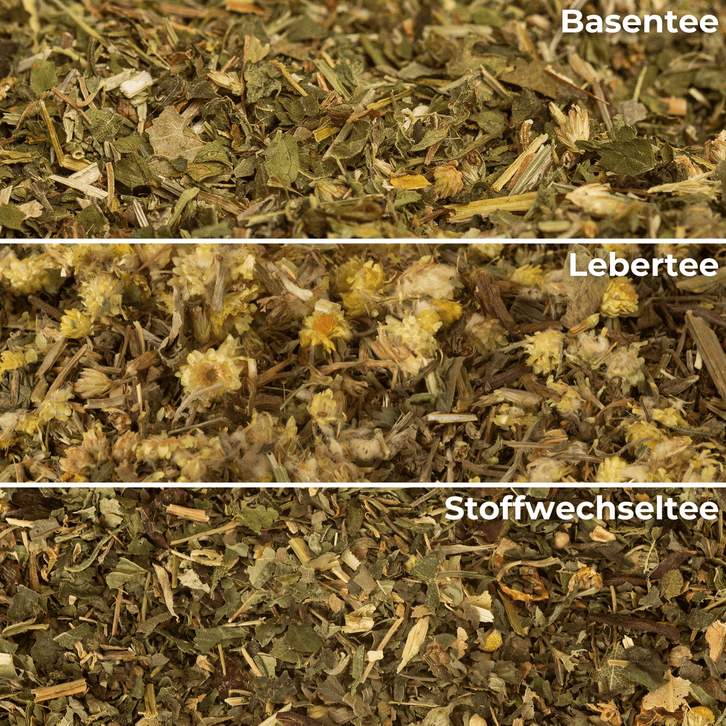 Nahaufnahme der Losen Kräutertees